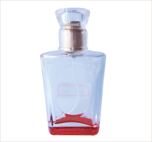 100ml Rectangle Shape Glass Perfume Bottle with Silver Cap