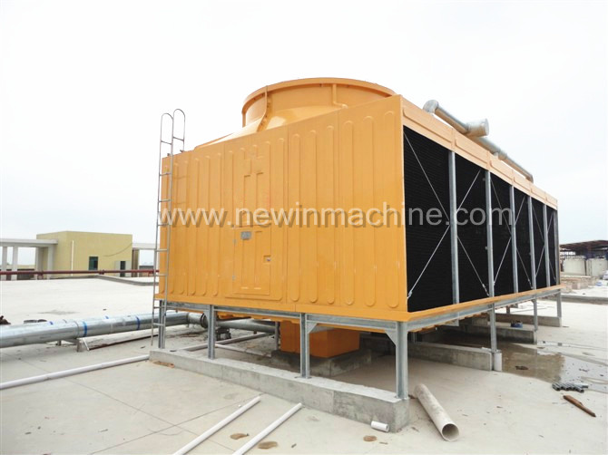 Fiberglass Cross Flow Square Cooling Tower for Air Conditioning Industry