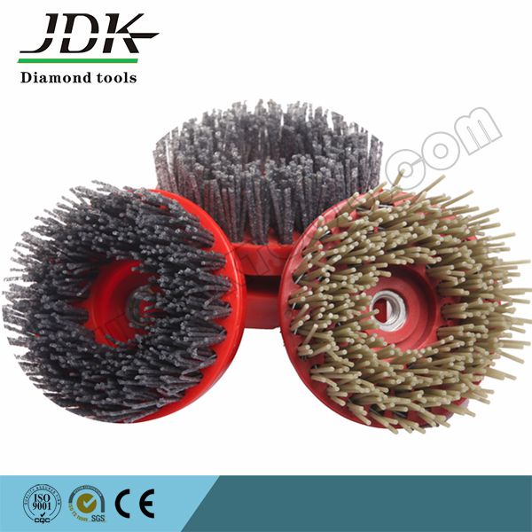 Nylon Round Abrasive Brush/Antique Brush for Stone Processing