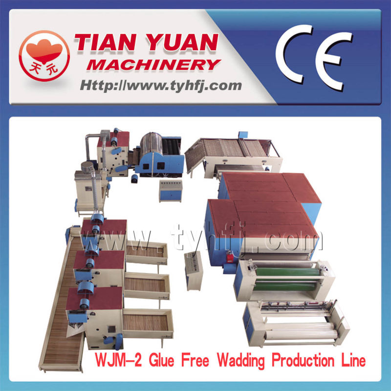 Nonwoven Machine Polyester Fiber Wadding Production Line