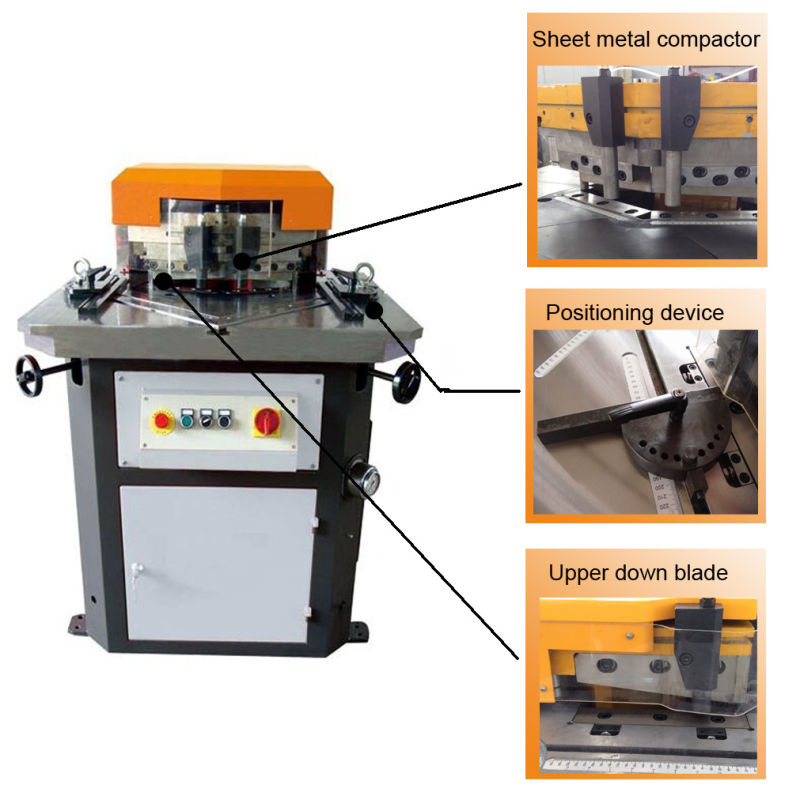 Hydraulic Corner Notching Machine/Notcher (Variable Angle) 6mm