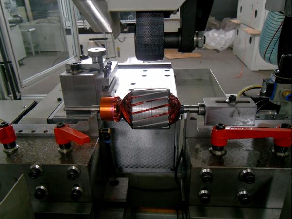 Full Automatic Servo Double Cutter Rotor Commutator Turning Machine