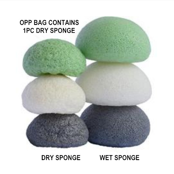 Charcoal Natural Konjac Cleaning Facial Sponges