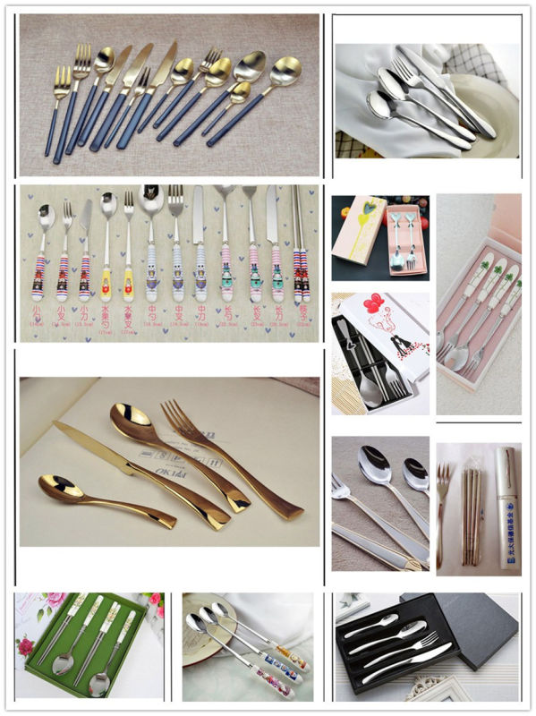 High Quality Stainless Steel Silver Coated Fork