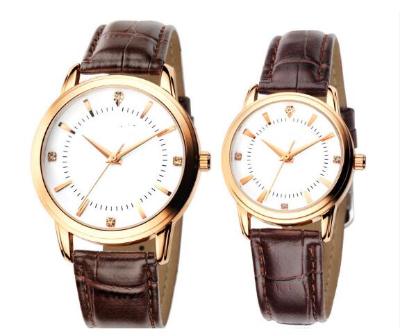 Yxl-335 New Style Alloy Leather Strap Couple Watch Manufacturer Simple Design Custom Watch Calendar