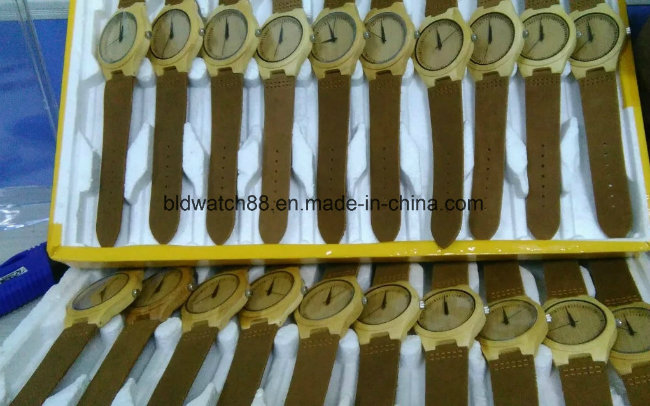 Wholesale Quality Handcraft Wooden Wrist Watch with Custom Logo