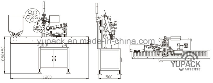 Customized Fully Automatic Pharmaceutical Sticker Labeling/Label Machine