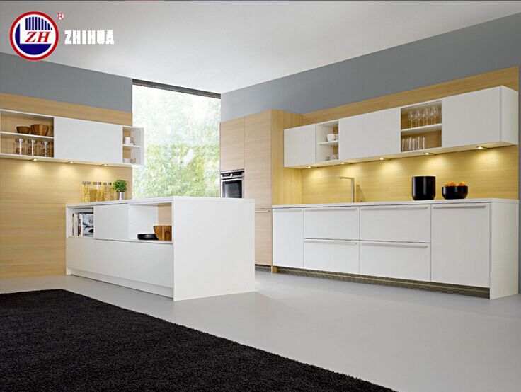 Modern Kitchen Furnitures with Edge Banding (Glossy)