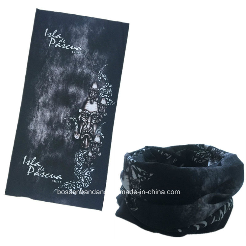 OEM Produce Customized Logo Microfiber Printed Promotional Multifunctional Seamless Sports Headscarf Buff Bandana