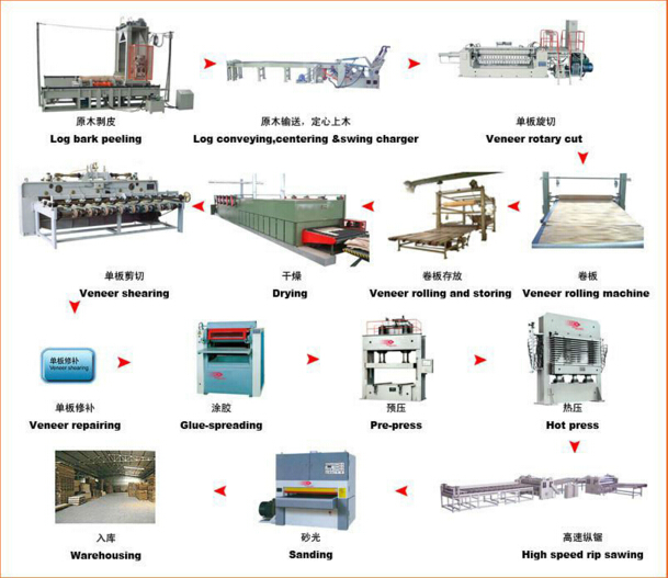 Plywood Multi Layer Hot Press Line