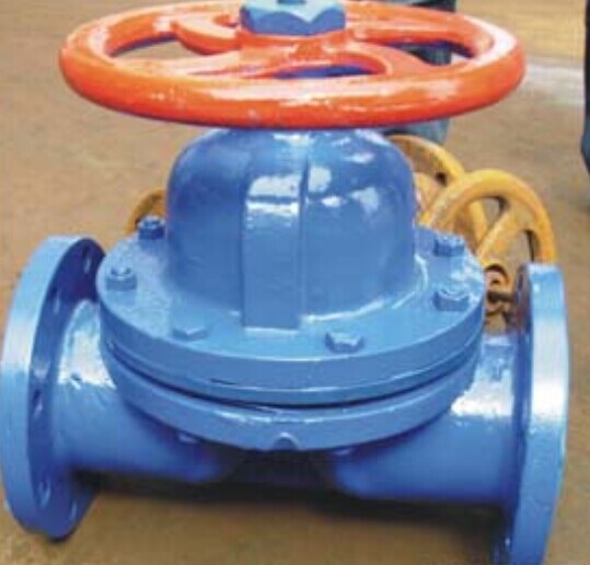 Wcb Body FEP Lining Through Type Diaphragm Valve