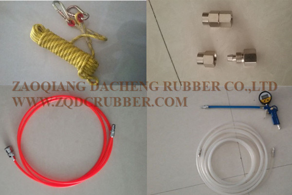 Tested Inflatable Rubber Pipe Stopper with Bypass