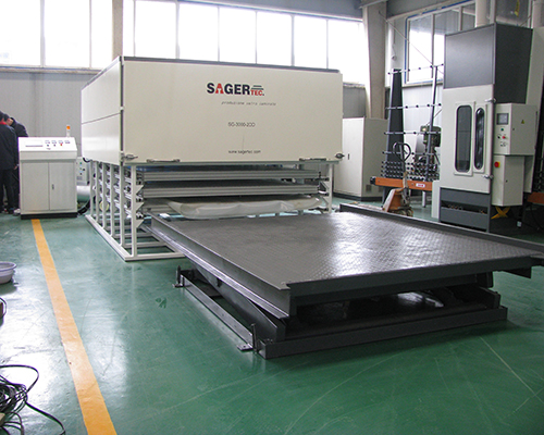 Two Floors Glass Lamianting Furnace From Sagertec