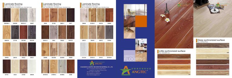 HDF 7mm 8mm 12.3mm Parquet Laminate Flooring