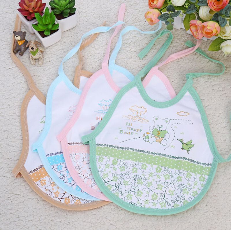 Cotton Baby Bib with Lovely Printing