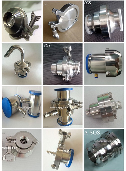 6 Inch Stainless Steel Clamped Sanitary Check Valves