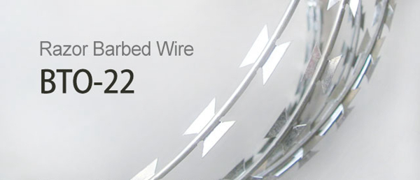 China Galvanized Concertina Razor Barbed Wire Bto 22