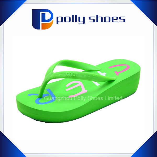 Women's Wedge Thong Flip Flop Sandals Retro Upper Color Thong