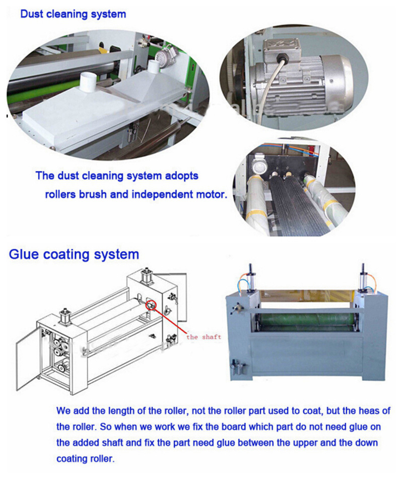 Semi-Automatic Line PVC Wood Plastic Plate Surface Laminating Machine