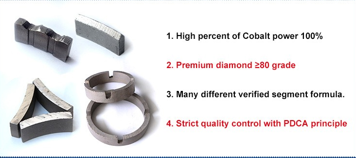 Diamond Core Drill Bits for Granite Marble Drilling