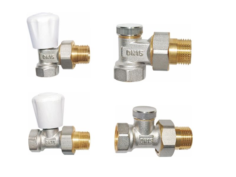 Brass Radiator Valve with Handle (a. 0155)