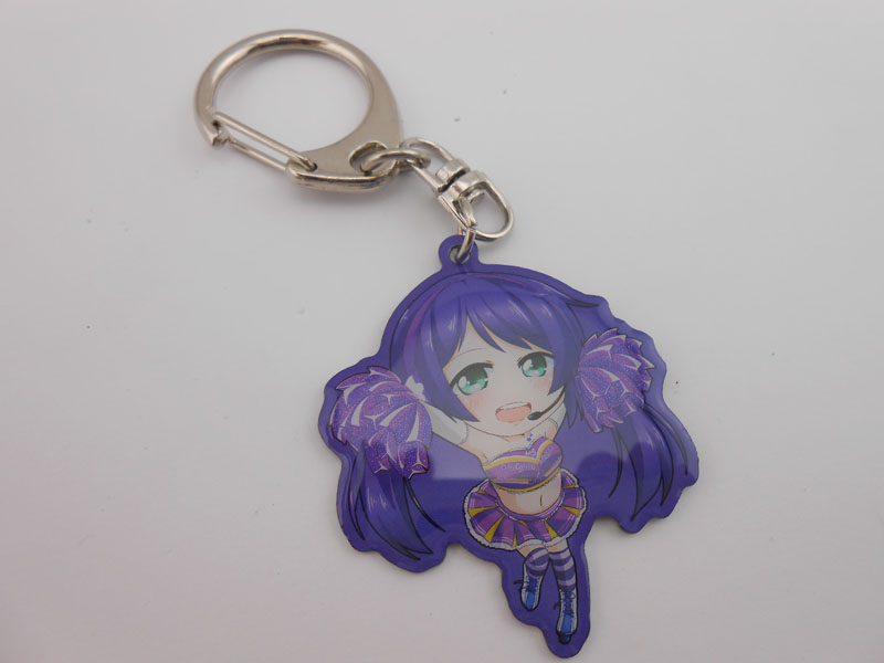 Cosplay Picture Key Accessories with Epoxy-Dripping Artwork (GZHY-KA-037)