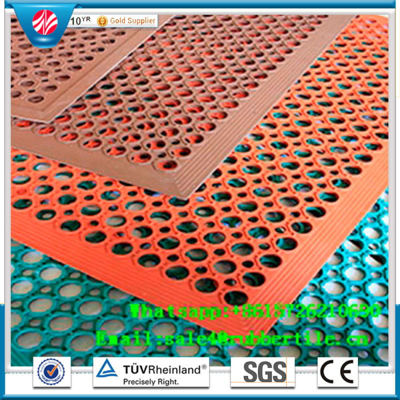 Anti-Slip Kitchen Mat, Drainage Rubber Mat