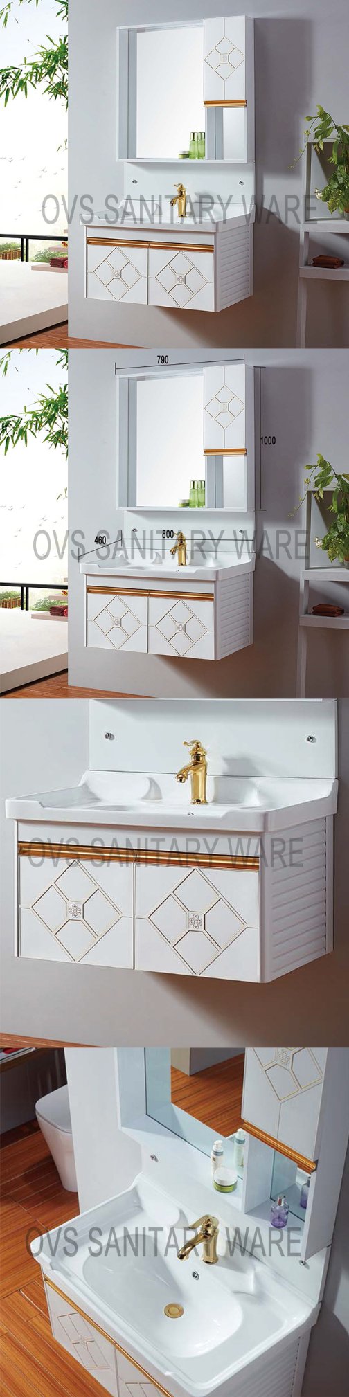 Wholesale Price China Factory Aluminum Bathroom Vanity