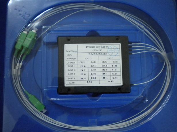 1: 8 Fbt Splitter (Ratio Splitting 12.5: 12.5---12.5)