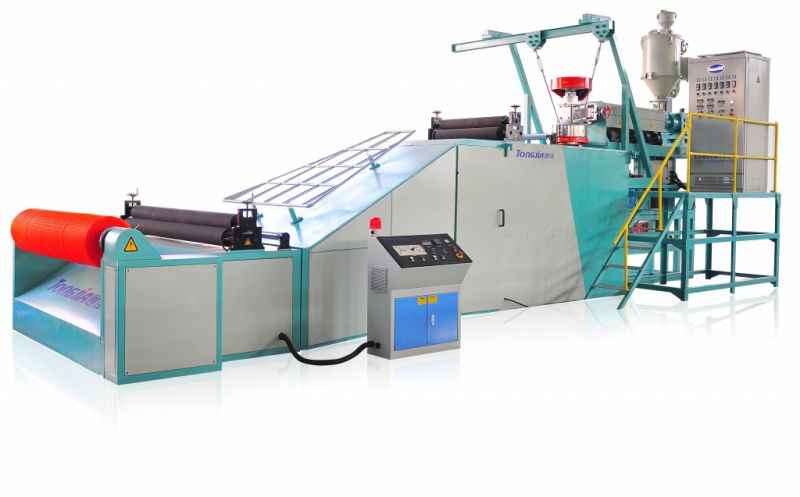 PE Plastic Rigid Net Machine--Plastic Geonet Extrusion Machine