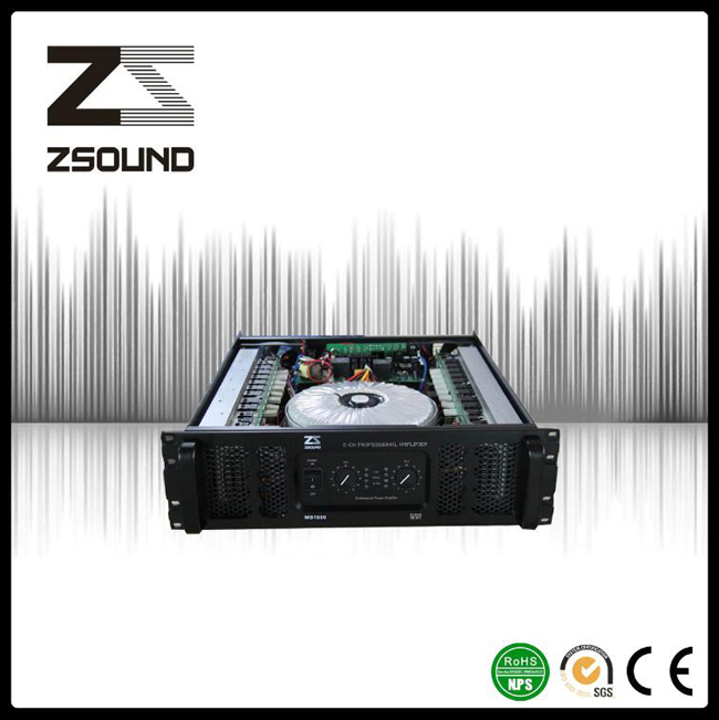 Zsound MS 1500W PRO Sound Line Array System Transformer Power Amplifier