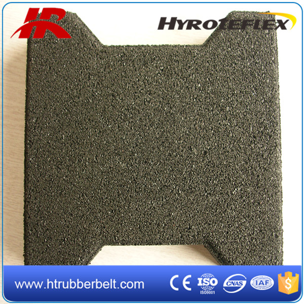 Crossfit Gym Rubber Flooring Tile/Dog Bone Shape for Garden/Rubber Palyground Tiles