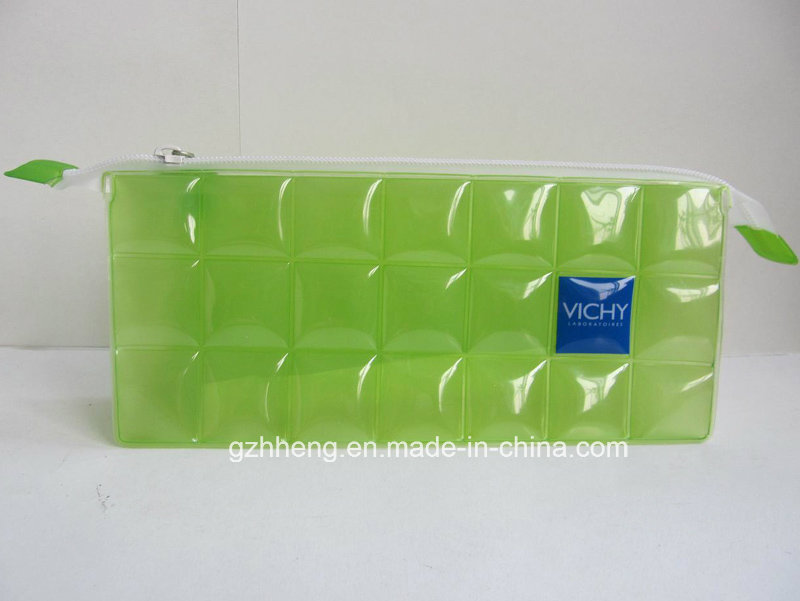 Custom Soft PVC Bag with Handle for Make up (cosmetic packaging)