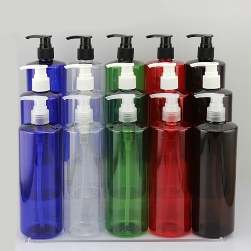 300ml Pet Plastic Bottle for Cosmetic Shampoo Lotion (NB07)