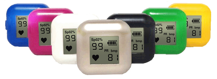 Colourful Ring Pulse Oximeter- CE and FDA Approved Popular Oximetry SpO2 Monitor