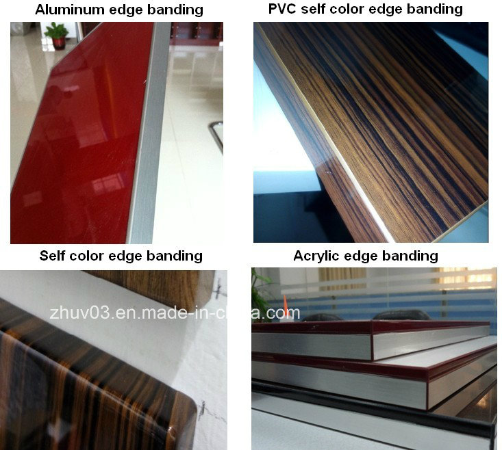 Laminate Woodgrain MDF Cabinet Doors with Edge Banding (zhuv)