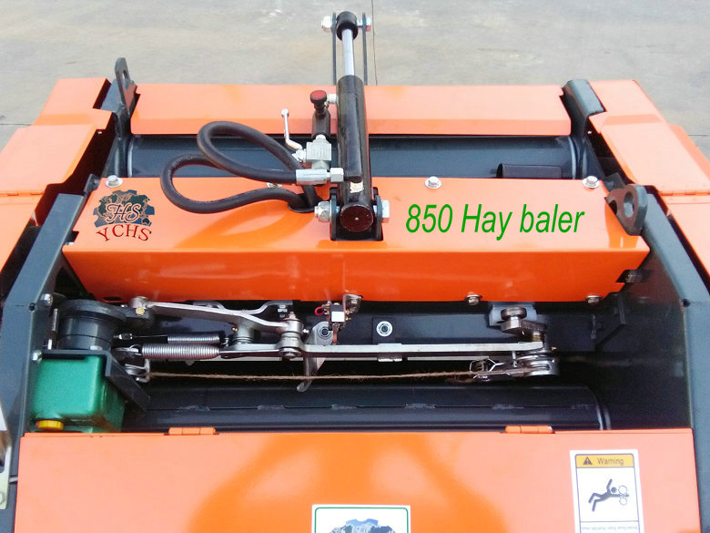 Tractor Pto Driven Mini Round Hay Baler for Russian Market