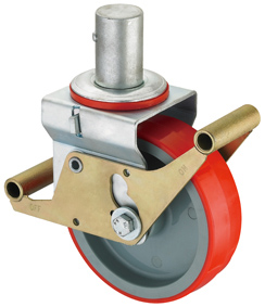 Scaffolding Casters 150mm Size Total Brake PU Caster