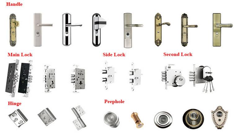 Exterior Steel Door with Multi-Lock