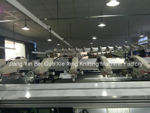 Double System Textile Knitting Machine for Shoe Upper