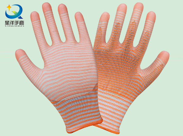 Polyester Shell Nitrile Coated Safety Work Gloves (N6012)