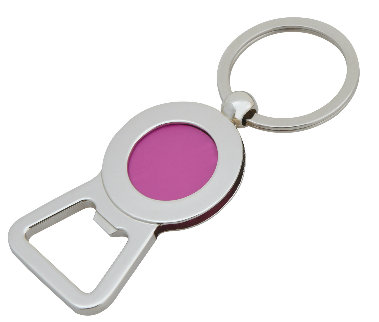 Metal Blank Keyring, Key Chain with Bottle Opener (GZHY-KA-063)