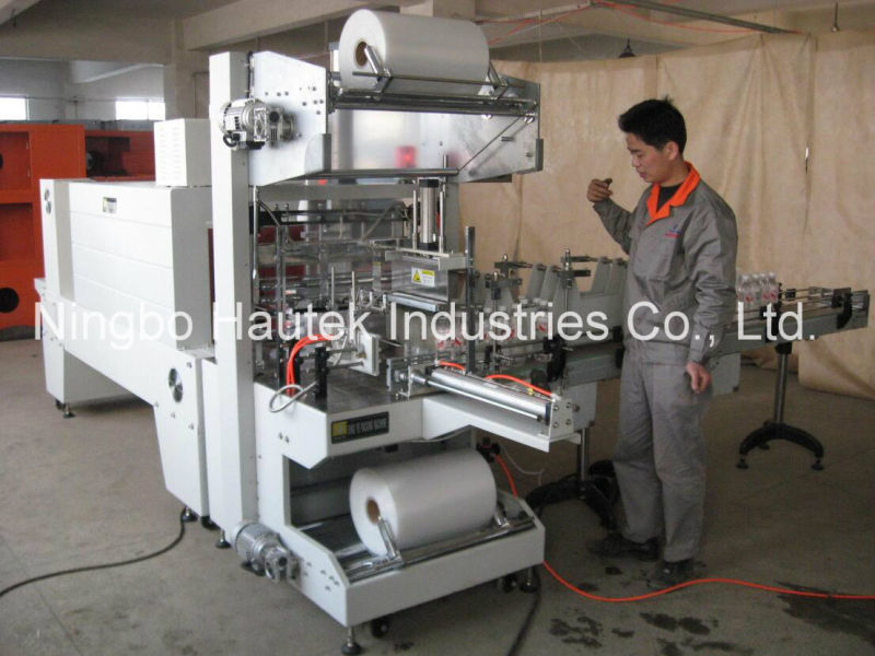 Water Bottle PE Film Sleeve Wrapper and Shrinking Machine