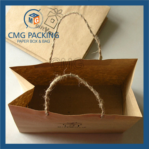 Antique Kraft Paper Bag with Paper Twist Handle