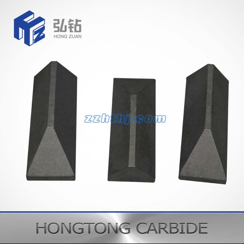 Customized Triangular Tips of Tungsten Carbide