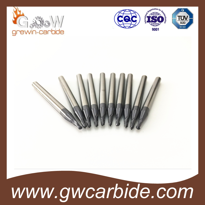 2-4 Flutes Tungsten Carbide Flat End Mills Cutter