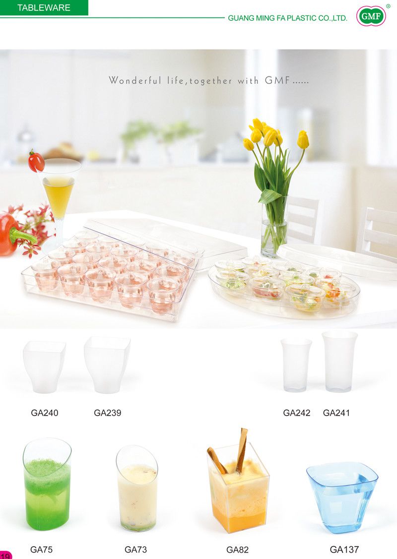 Disposable Cup Plastic Cup Crystal Tumblers 7 Oz