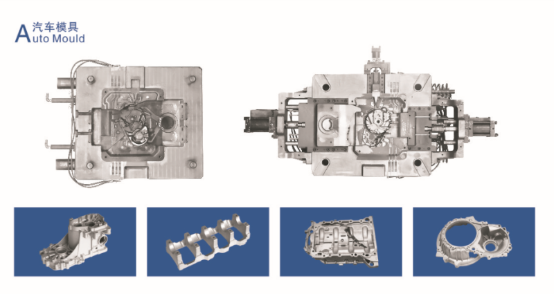 High Pressure Die Cast Die Casting Mold / Sw028A Cylinder Head Casing/Castings