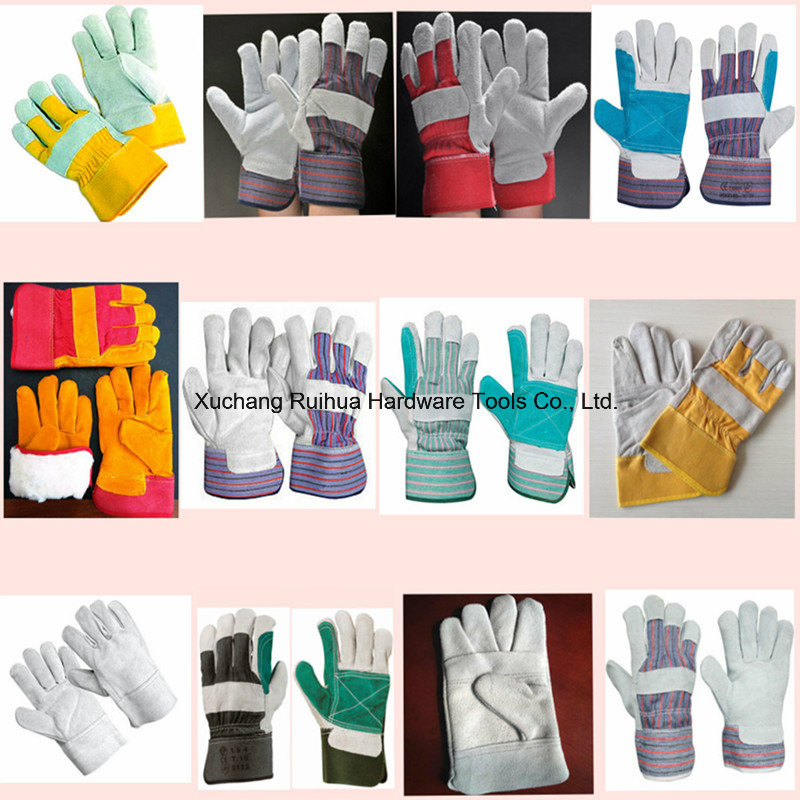 Short Welding Gloves, Safety Working Gloves, 10.5''patched Palm Leather Gloves, Reinforced Palm Leather Working Gloves, Driver Gloves Supplier