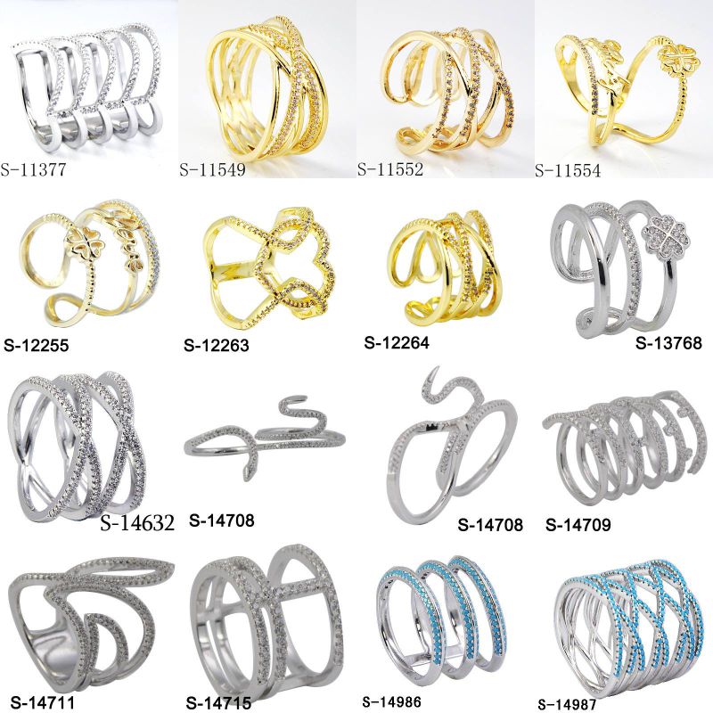 New Design Fashion Brass Jewelry Ring (S-14713)